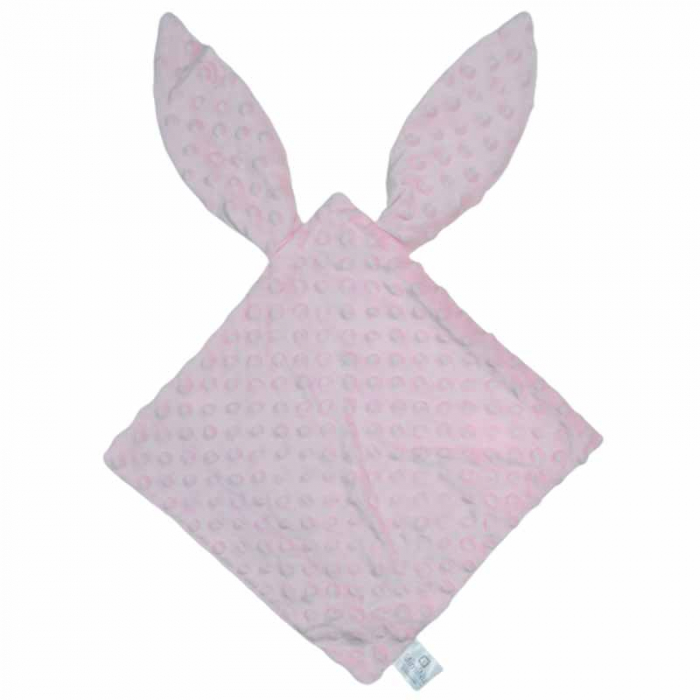 Jucarie senzoriala Iepuras 30 x 30 cm pentru fete MimiNu 430693-3, Gri [2]