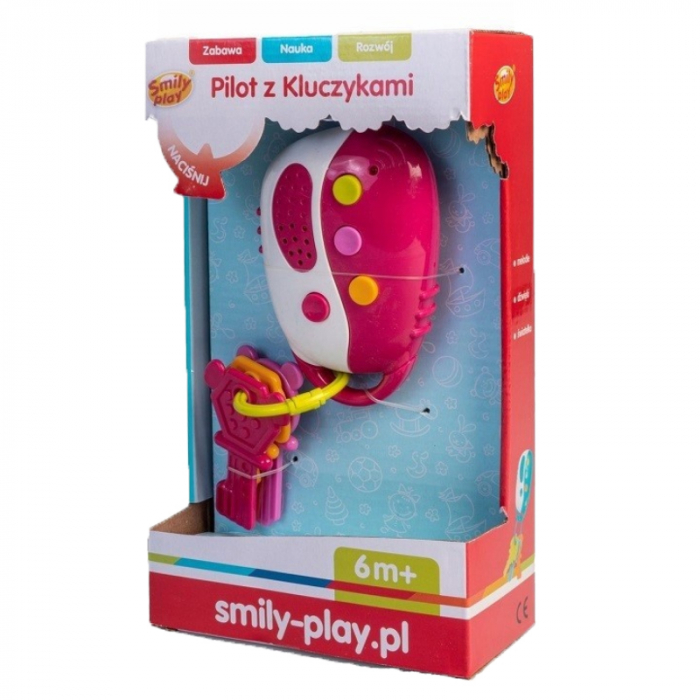 Jucarie telecomanda interactiva Smily Play 831219, Roz [2]