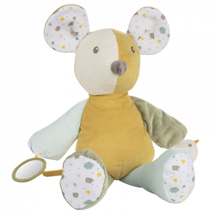 Jucarie zornaitoare cu oglinda pentru bebelusi Canpol Babies 77/200, Multicolor [2]