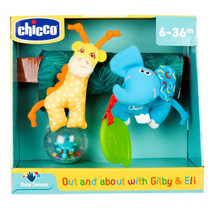 Jucarie zornaitoare pentru carucior Chicco 119370, Multicolor [4]