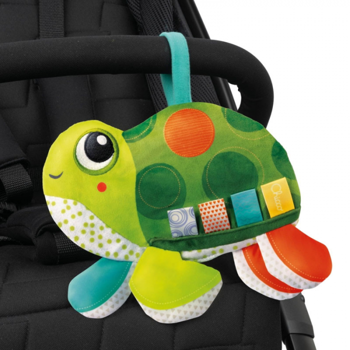 Jucarie zornaitoare pentru copii Chicco Molly Cuddly Turtle 167494, Multicolor [3]