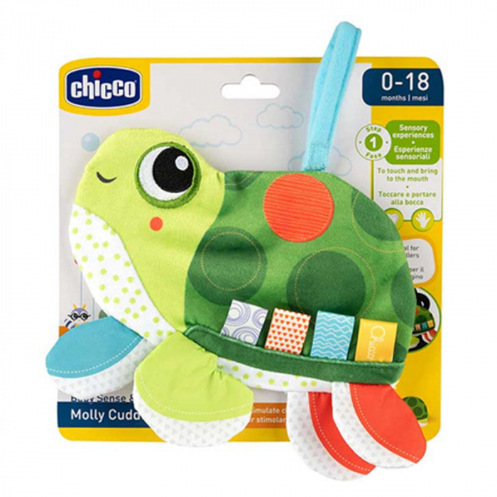 Jucarie zornaitoare pentru copii Chicco Molly Cuddly Turtle 167494, Multicolor [2]