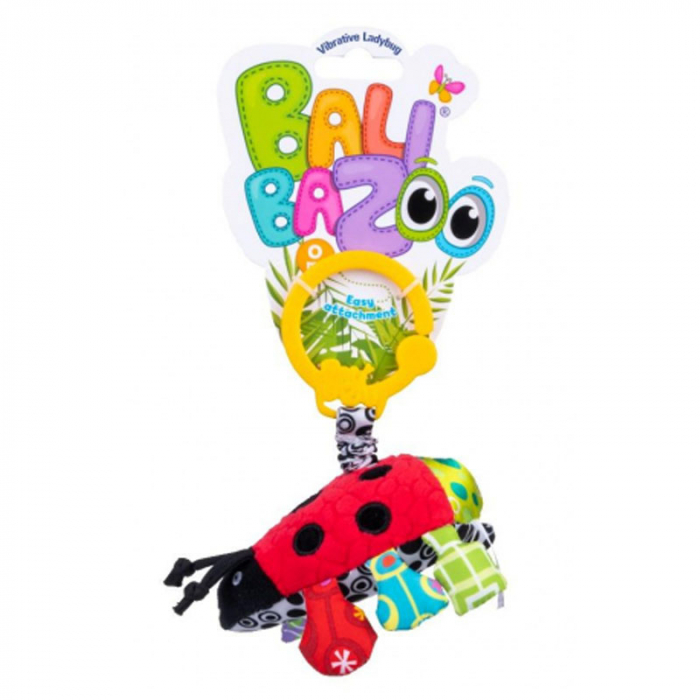 Jucarie zornaitoare pentru copii Buburuza BALIBAZOO 801719, Multicolor [2]