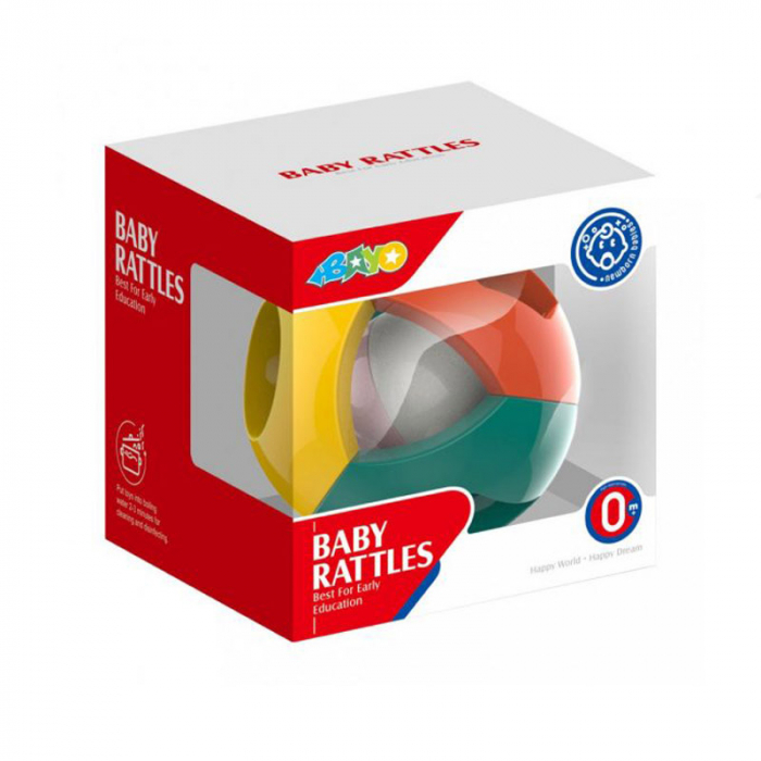 Jucarie minge zornaitoare BabyMix 055847, Multicolor [4]