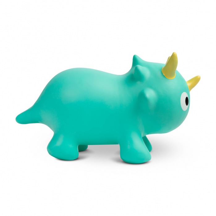 Jucarie saritoare de cauciuc Dinu Toyz 97849, Verde [3]