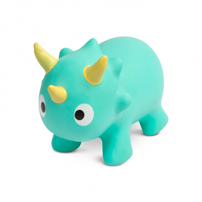 Jucarie saritoare de cauciuc Dinu Toyz 97849, Verde [1]