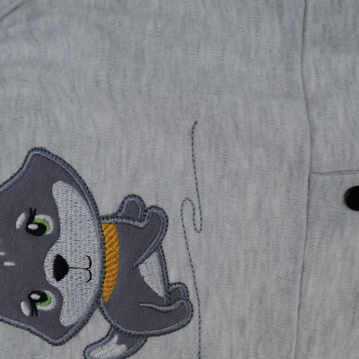 Salopeta cu maneca lunga pentru fete Koala Baby AM1-203, Gri [3]
