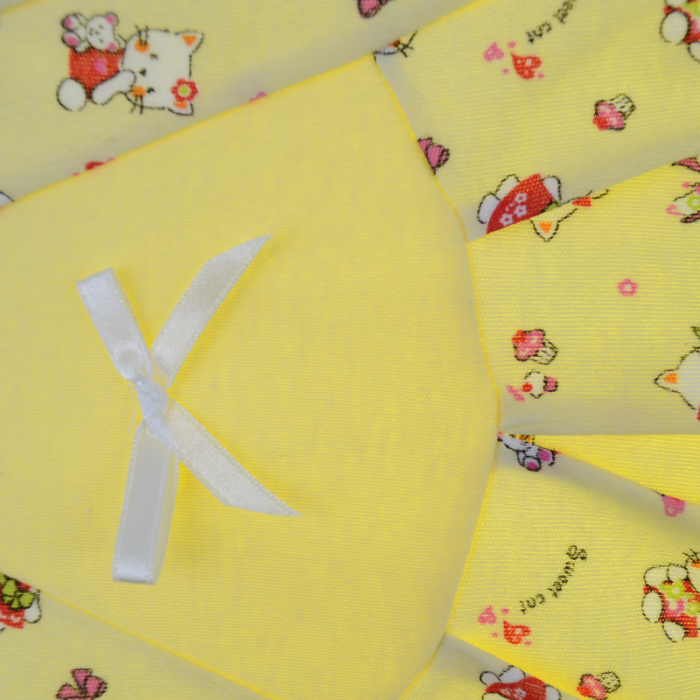 Salopeta fara maneci pentru fete Koala Bobas Fashion 827-G-92, Galben [3]