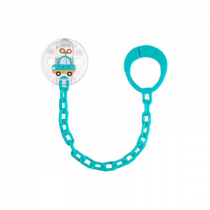 Lant pentru suzeta Canpol Babies 10/889-T, Turcoaz [1]