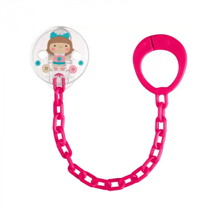 Lant pentru suzeta Canpol Babies 10/889-R, Roz [1]
