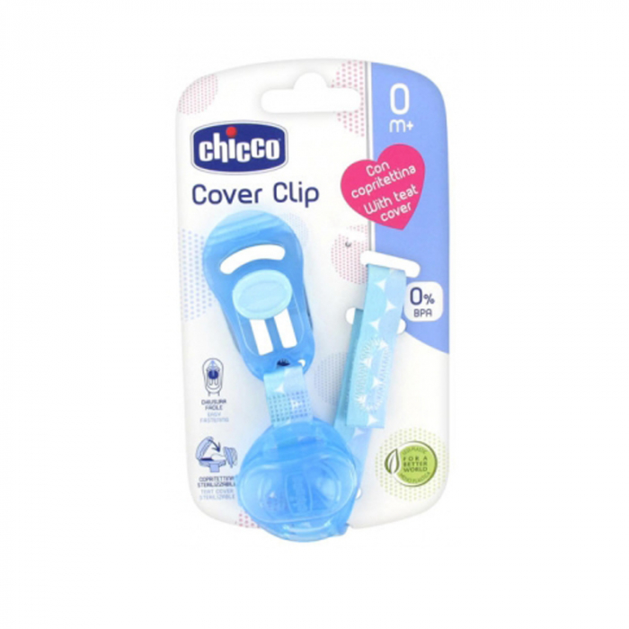 Lant pentru suzeta Chicco Cover Clip 033058, Albastru [2]