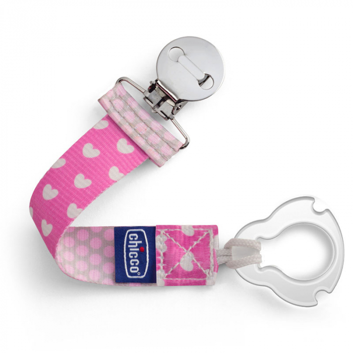 Lant pentru suzeta Chicco Fashion Clip 087174, Roz [1]