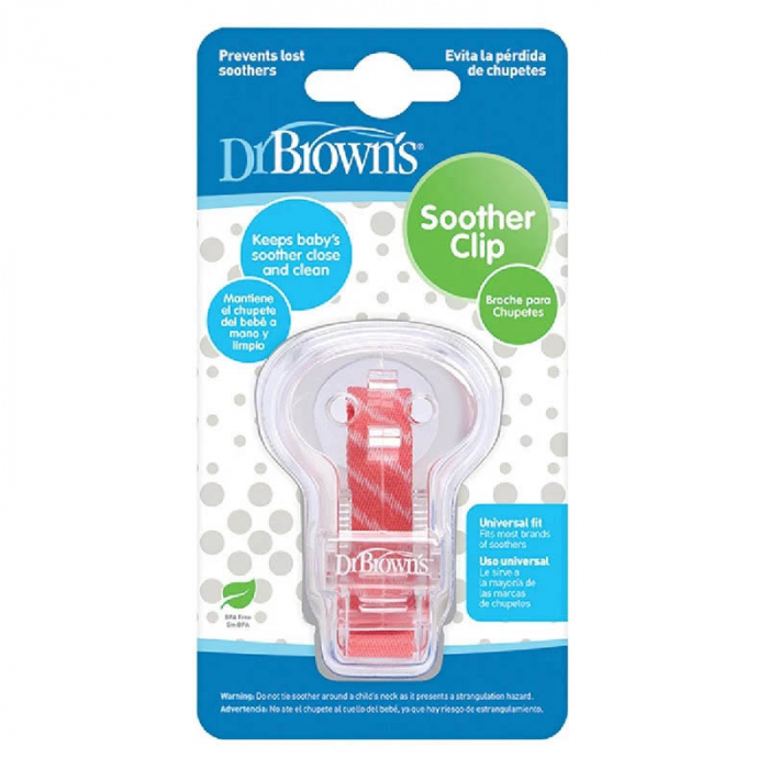 Lant pentru suzeta Dr. Brown's Soother Clip 009901-RZ, Roz [2]