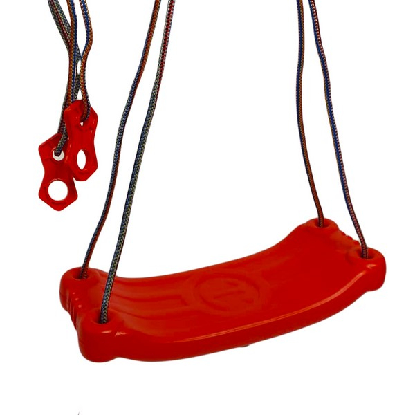 Leagan pentru copii cu platforma din plastic, Mini Junior, HT1044A, Rosu [2]