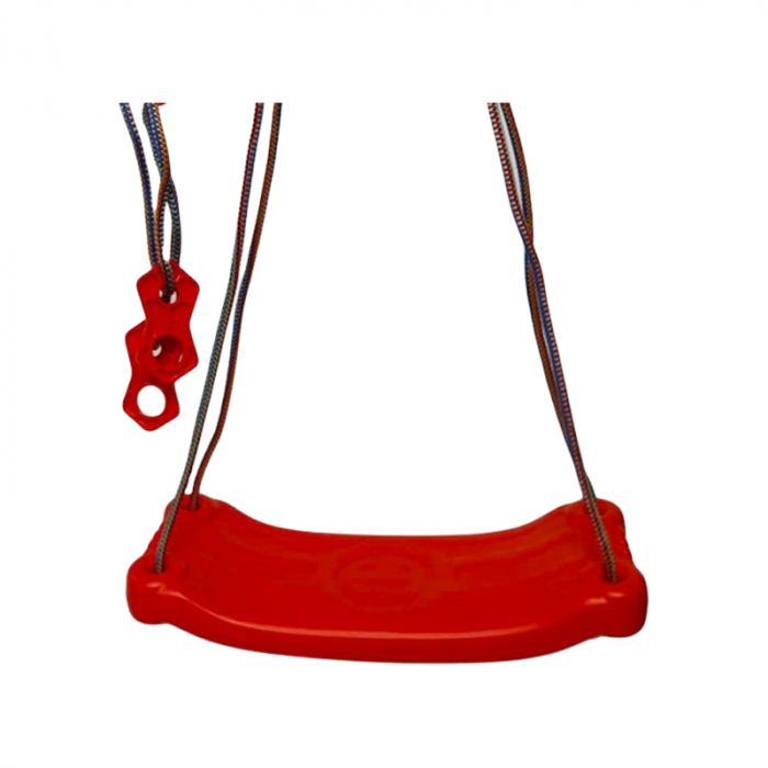 Leagan pentru copii cu platforma din plastic, Mini Junior, HT1044A, Rosu [1]
