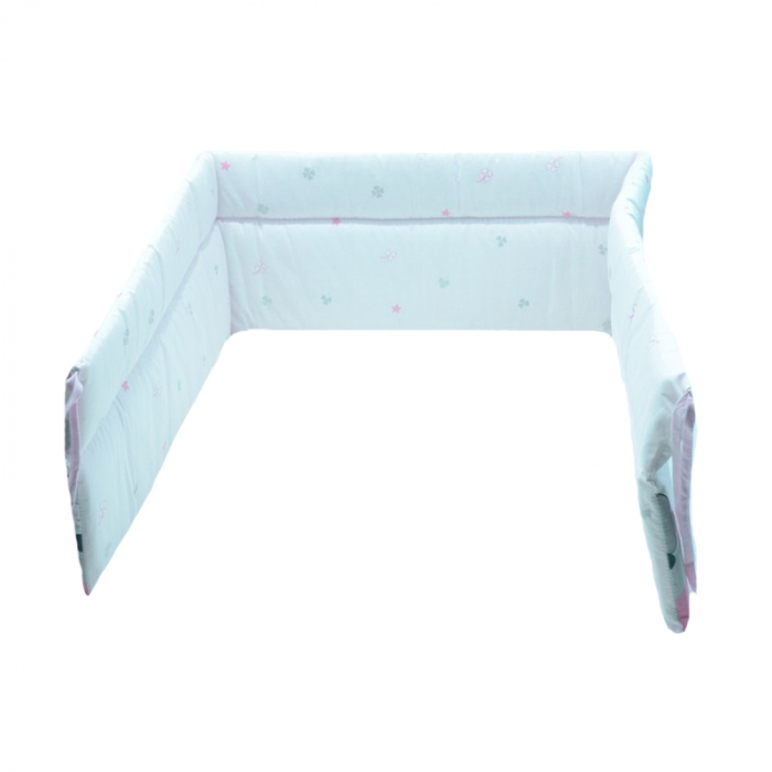 Lenjerie de pat 3 piese 100 x 135 cm pentru bebelusi Kiekzmerski SLPSB-15, Multicolor [3]