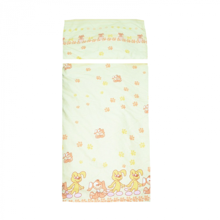 Lenjerie de pat 5 piese 100 x 135 cm pentru bebelusi IKS 2 62-300-3, Multicolor [3]