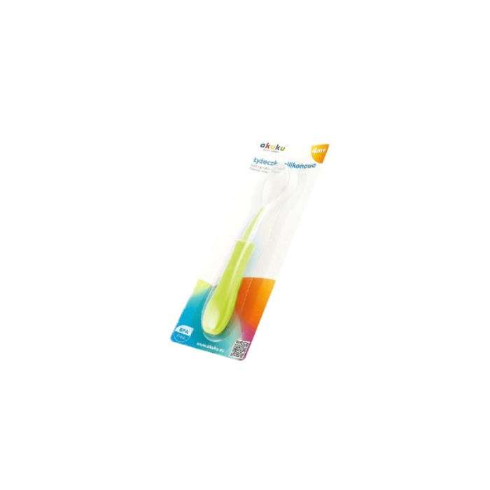 Lingurita din silicon pentru bebelusi 4+ luni Akuku A0129 [3]