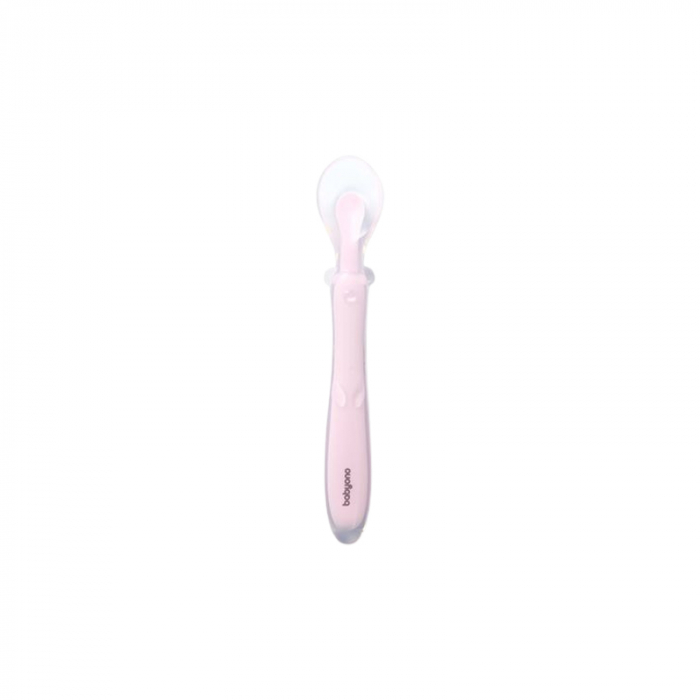 Lingurita flexibila din silicon pentru bebelusi BabyOno 785/03, Roz [1]