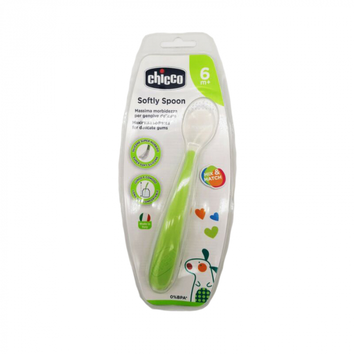 Lingurita din silicon pentru copii 6 luni+ Chicco 031801 [2]