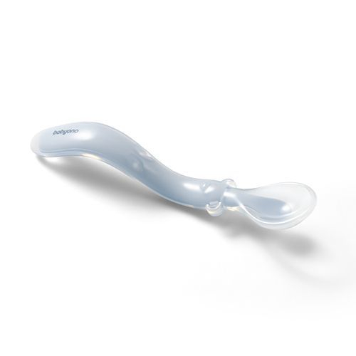 Lingurita flexibila din silicon pentru bebelusi BabyOno 785/01, Albastru [2]