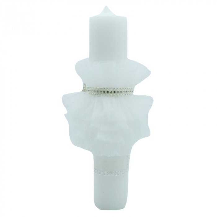 Lumanare pentru botez 30 x 7 cm Mini Junior LB-01 [5]