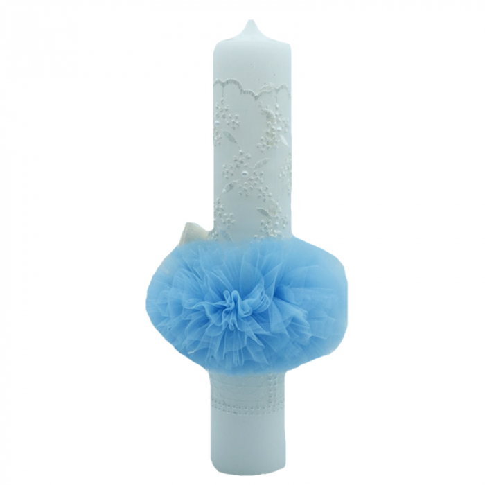 Lumanare pentru botez 30 x 7 cm Mini Junior LB-07 [5]