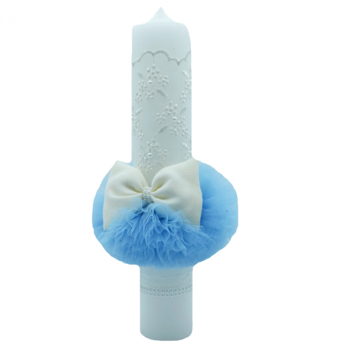 Lumanare pentru botez 30 x 7 cm Mini Junior LB-07 [1]