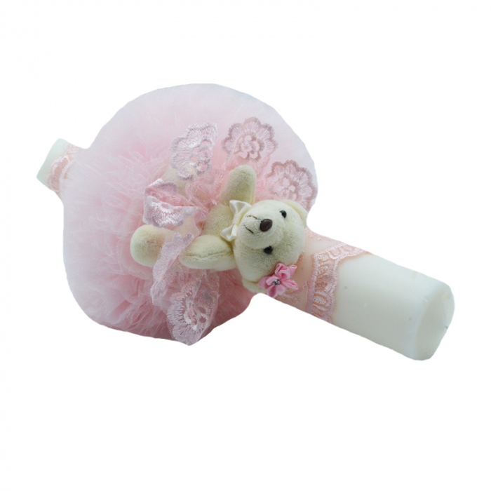 Lumanare pentru botez 30 x 7 cm Mini Junior LB-08 [4]