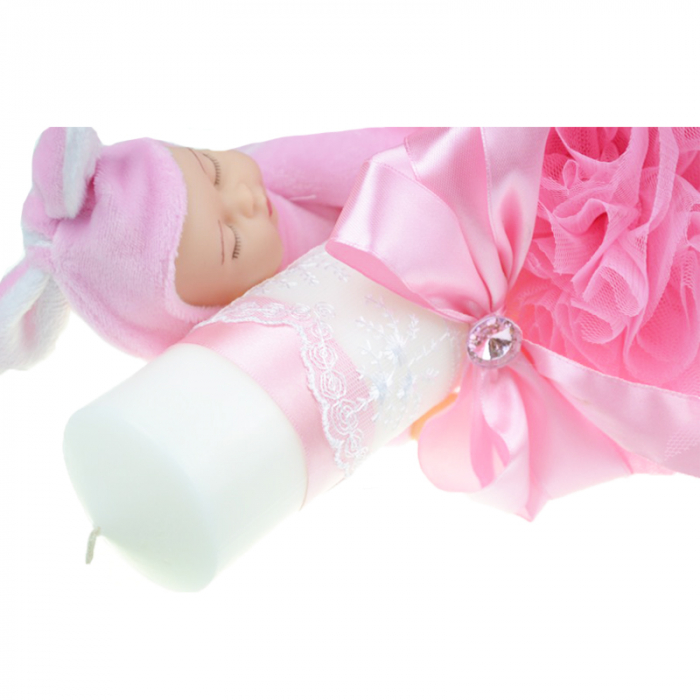 Lumanare pentru botez 30 x 7 cm Mini Junior LB-26 [2]