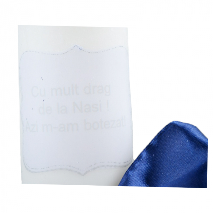 Lumanare pentru botez 30 x 7 cm Mini Junior LB-28 [3]