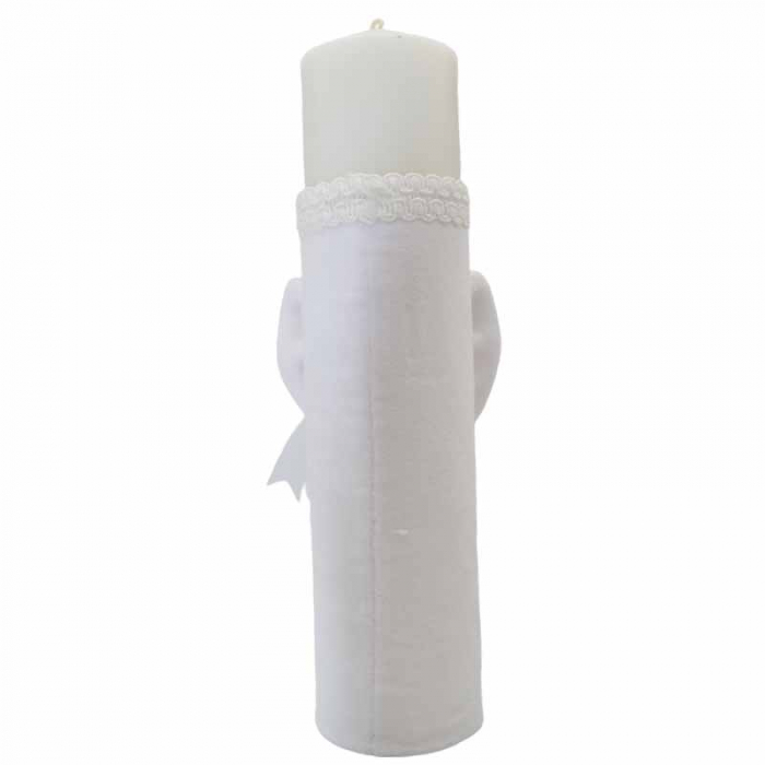 Lumanare pentru botez 32 x 7 cm Mini Junior L030623-4, Alb [2]