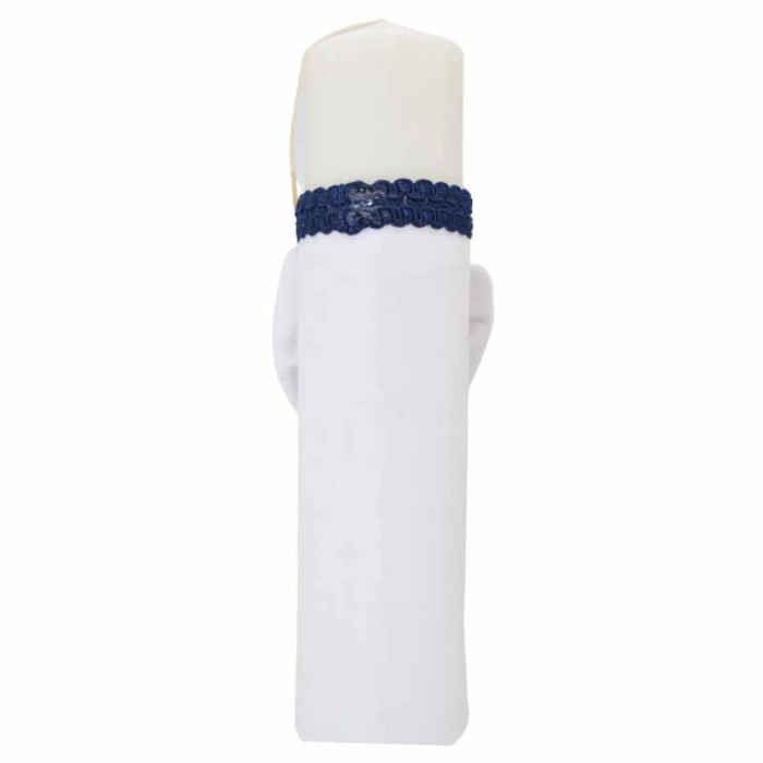 Lumanare pentru botez 32 x 7 cm Mini Junior L030623-6, Alb [2]