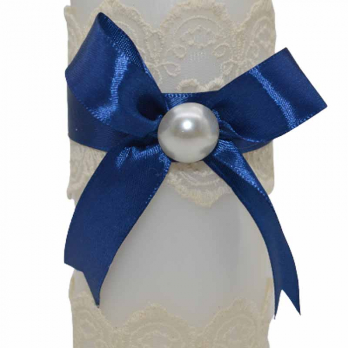 Lumanare pentru botez 32 x 7 cm Mini Junior L030623-9, Alb [2]
