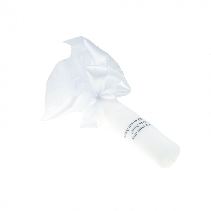 Lumanare pentru botez 40 x 7 cm Mini Junior LPB-12 [2]