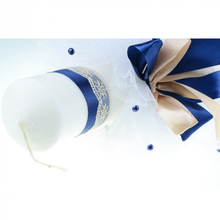 Lumanare pentru botez 40 x 7 cm Mini Junior LB-15 [2]