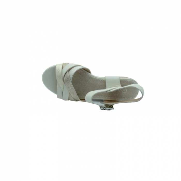 Sandale cu platforma pentru fete MRS M813-B-25, Crem [2]
