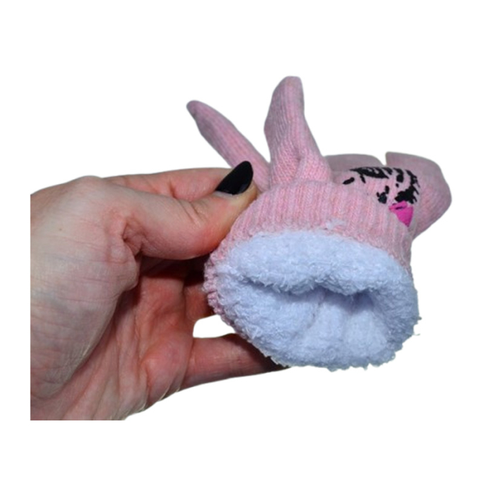 Manusi imblanite, pentru fete, NOVITI M3010R-5, Roz [3]