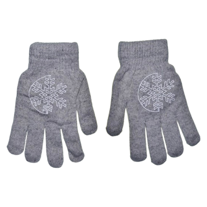 Manusi imblanite, pentru copii, NOVITI M3010G2-5, Gri [1]