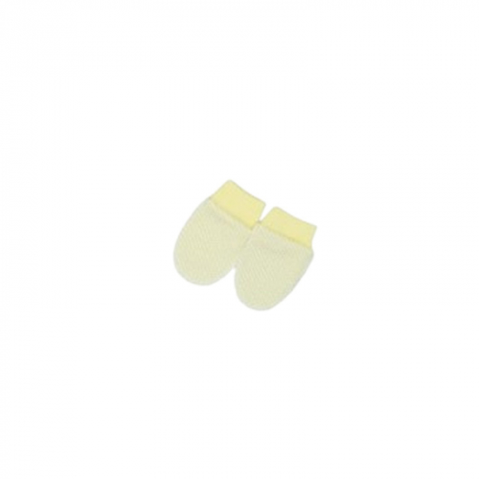 Manusi pentru nou-nascut, cu buline, Mini Junior, MNS1408G, Galben [1]