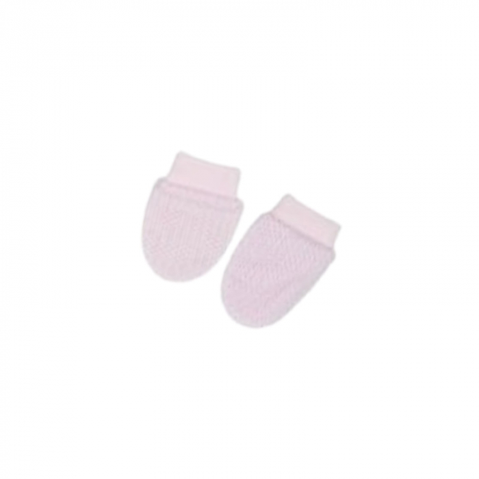 Manusi pentru nou-nascut, cu buline, Mini Junior, MNS1408R, Roz [1]