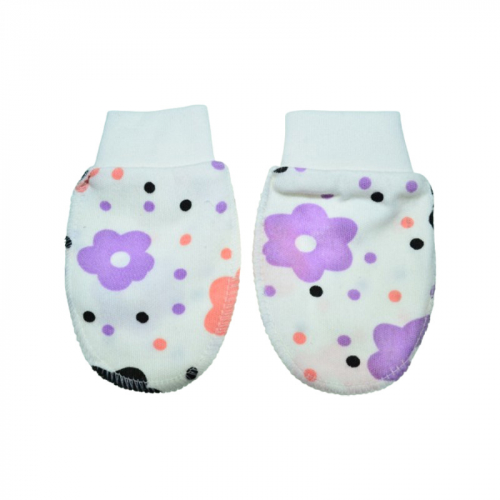 Manusi pentru nou-nascut, Mini Junior MNMJ-24, 0-3 luni, Alb [1]