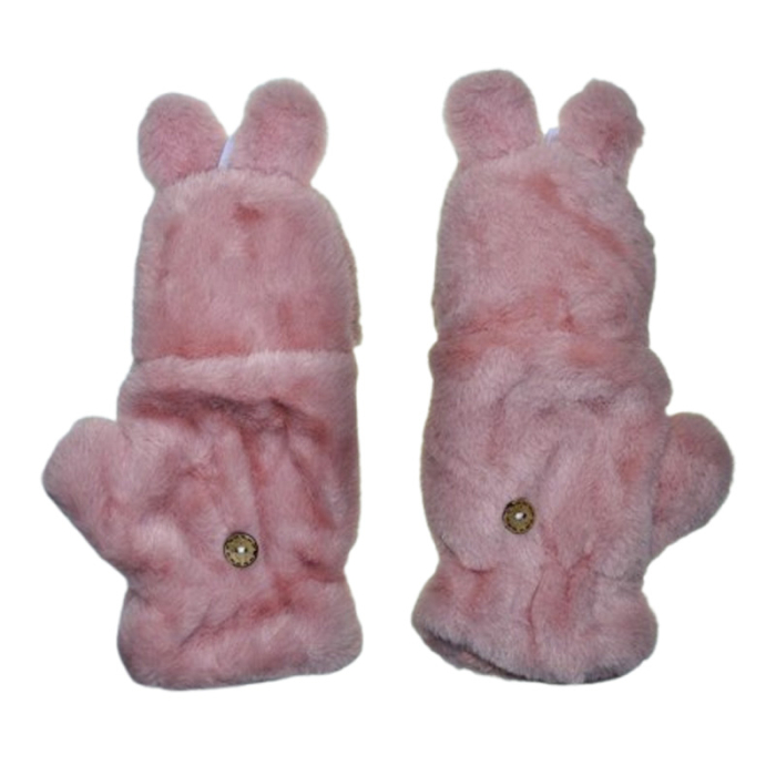 Manusi reversibile, din plus, model Labubu, pentru copii, Mini Junior MR3110R-5, Roz [2]