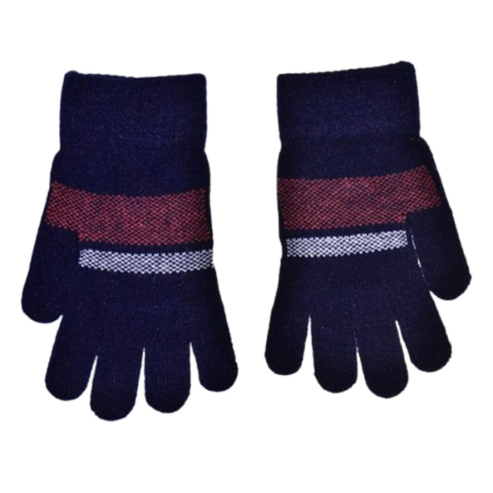 Manusi simple, cu dinozaur, pentru baieti, Mini Junior M3110N-3-4, Bleumarin [2]