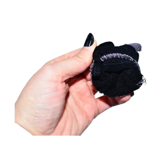 Manusi simple, cu snur pentru copii, Mini Junior MS3110-1, Negru [3]