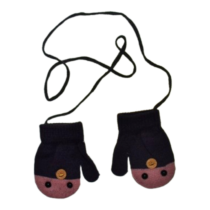 Manusi simple, cu snur, pentru copii, Mini Junior MS3110M2-1, Mov [1]