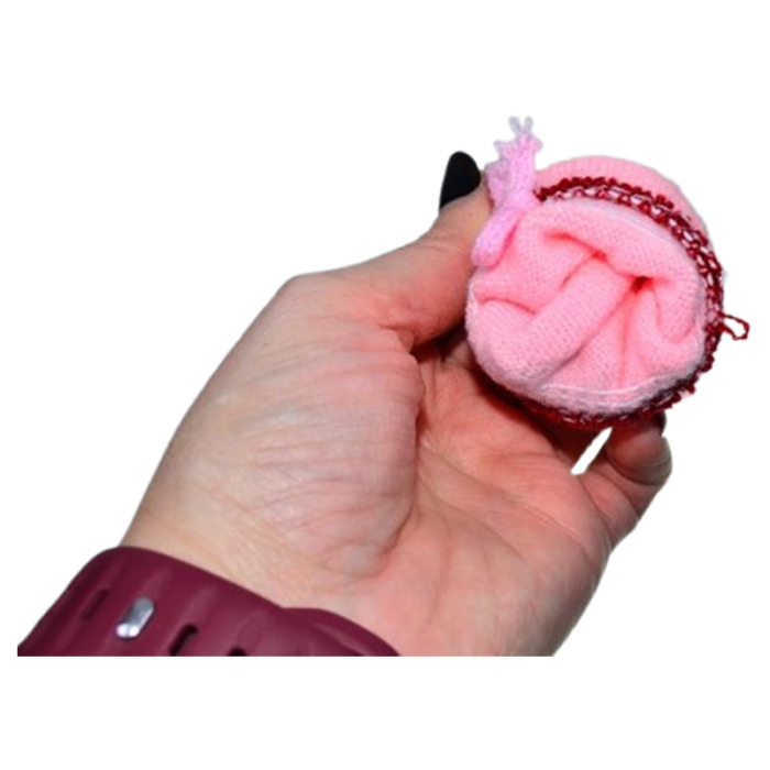 Manusi simple, cu snur, pentru copii, Mini Junior MS3110R-1, Roz [3]