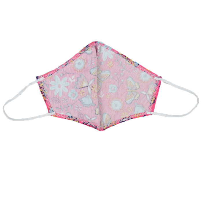 Masca de protectie faciala pentru fete Mini Junior MPF123, Roz [2]