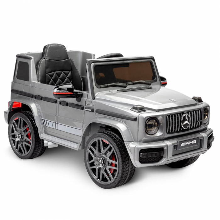 Masina electrica cu telecomanda 12 V Toyz Mercedes AMG G63 387239, Gri [5]