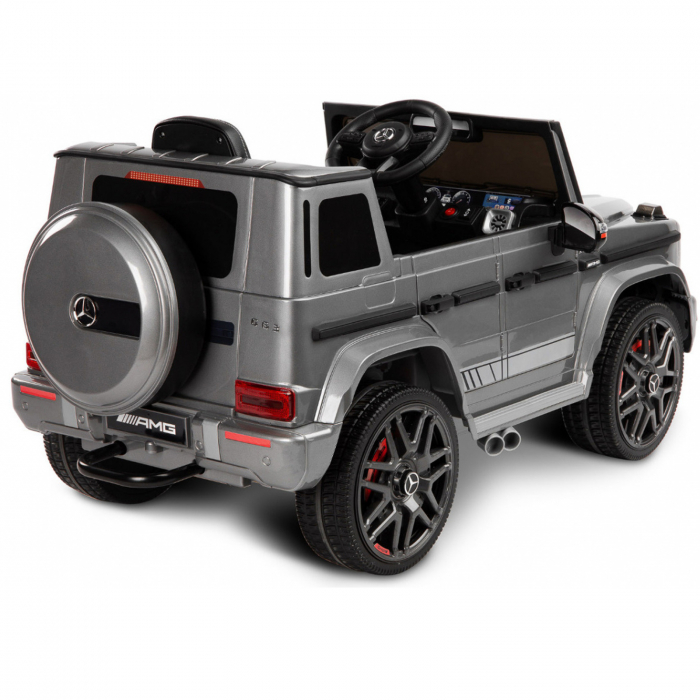 Masina electrica cu telecomanda 12 V Toyz Mercedes AMG G63 387239, Gri [3]